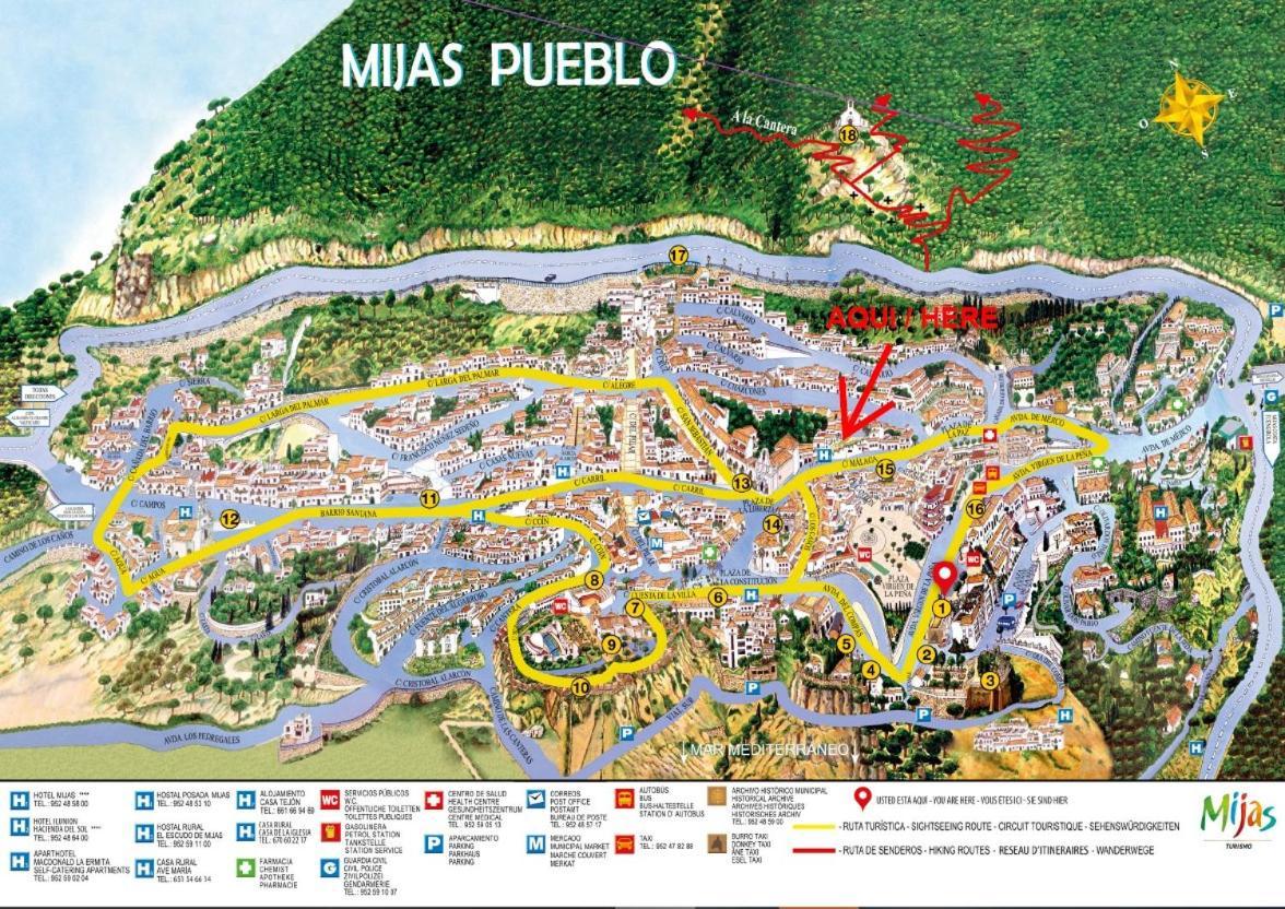 Precioso Apartamento Con Vistas En El Centro De Mijas Pueblo Экстерьер фото